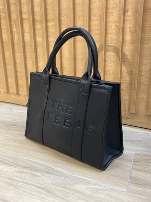 Zwarte large tota bag