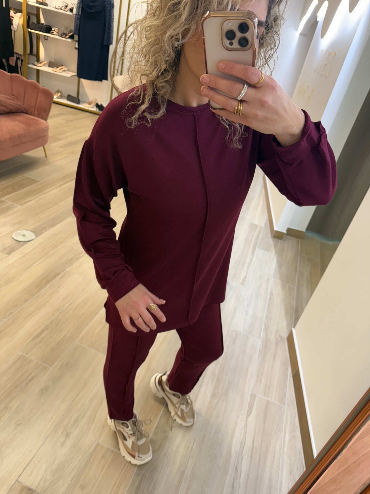 Bordo twinsets